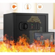 Ανθεκτικά στη φωτιά εγχώρια ασφαλή Triskgg, 25 l, μαύρο, που χρησιμοποιείται