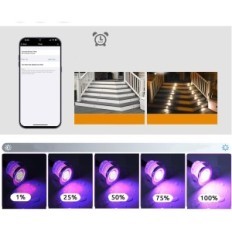 LAMP Subosi, Bluetooth, RGB, 12V, priemer 45 mm, IP67, 20 ks.