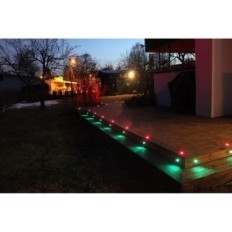 Lampa Fvtled, RGB, 12 V, 15 Lumens, IP67, průměr 30 mm, 20 ks.