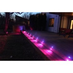 Λάμπα FVTled, RGB, 12 V, 15 lumens, IP67, Διάμετρος 30 mm, 20 τεμ.