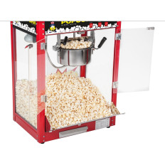 Machine à popcorn de bar avec un toit noir