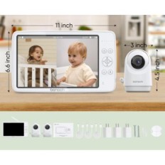 Kasutatud Bonoch Fotod Bonoch 10000MAH IP65 720MP 20W kaamera koos monitoriga beebi ja öörežiimi