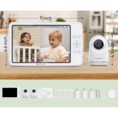 Brugte Bonoch Billeder Bonoch 10000mAh IP65 720MP 20W kamera med skærm til baby og nat tilstand
