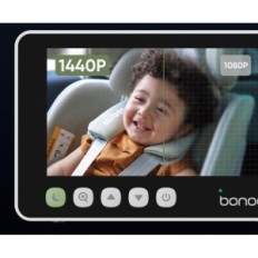 BODOCH CAR CAMER 5 "1440P Περιστρεφόμενη οθόνη 360 ° για ένα παιδί