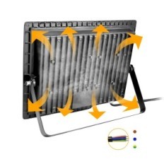 RIDION fényszóró, 100 W, 10000 lumin, 16 szín, 4 mód, IP66, RGBW