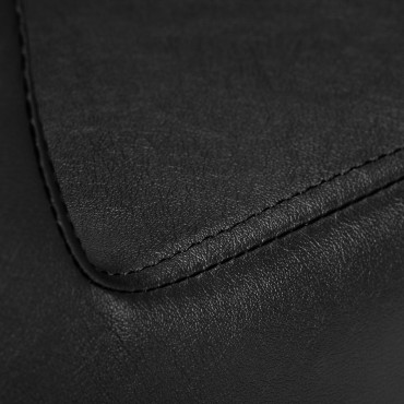 Gabbiano Helsinki Friseurstuhl schwarz — Detailaufnahme Sitz