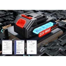 Xiazir, 21V, 2000mAh, rezerves asmens, 40mm