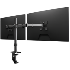 Suptek Desk Handle for 2 Computer Screens opptil 27 tommers utstilling