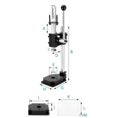 QWork Extrusion stroj, 12,7 mm, ploča i dlijeto, ne postavljajte