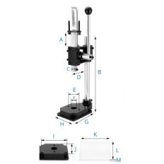 QWORK ekstrusiooni masin, 12,7mm, plaat ja taldr, ei sea