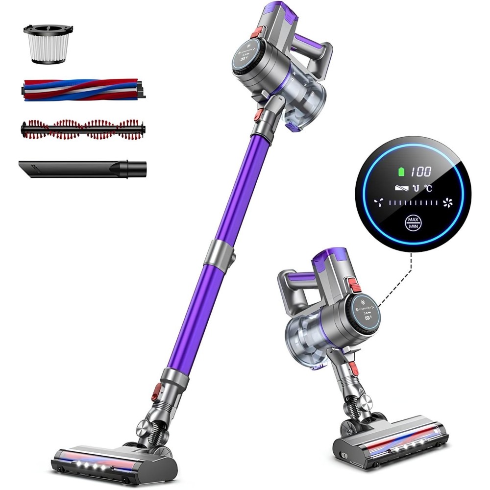 Wireless VC10 Vacuum cleaner, touch screen, 4 nozzles, does not work