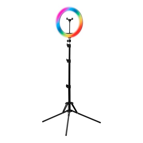 GLOW Ringleuchte RGB 33 cm mit Stativ 10W