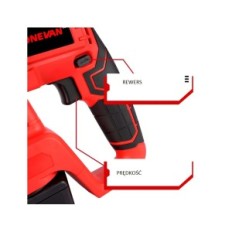 Martillo de la batería Maitekai 18V Herramienta fuerte para perforar y forjar en concreto