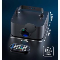 Scenic Laser RGBW 3D-animatie DMX Sound Activering, 120V, geen set