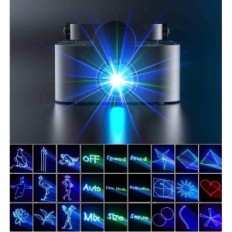 Scénický laser RGBW 3D Animácia DMX zvuk aktivácia, 120V, NO SET