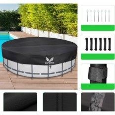 Pokrywa basenowa PATWING OUTDOOR LIVING, Oxford 600D, 390/460x20cm