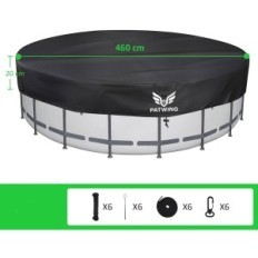 Patwing Outdoor Living, Oxford 600d, 390 / 460x20cm