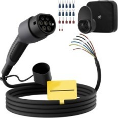 Charging cable Dé, type 2, 11 kW, 3-phase, 7.5 m, 16 A, 5 meters