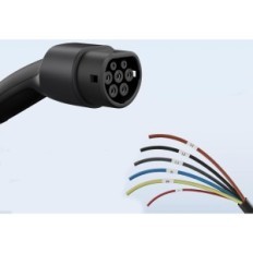 Cable de carga Dé, tipo 2, 11 kW, trifásico, 7,5 m, 16 a, 5 metros