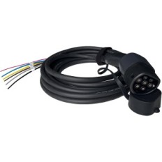 Laadimiskaabel Dé, tüüp 2, 11 kW, 3-faas, 7,5 m, 16 a, 5 meetrit
