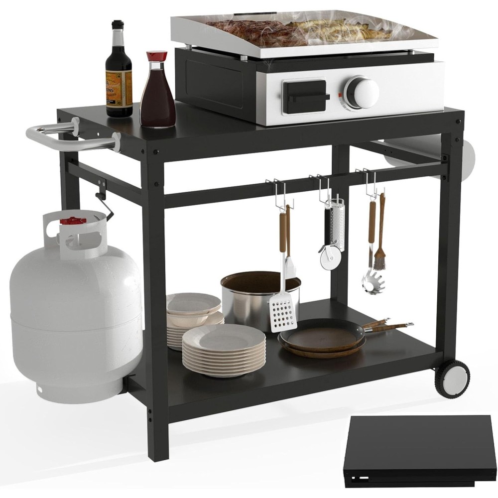 Bene barbecue in acciaio inox Bene Grill, capacità di carico da 65 kg, nero