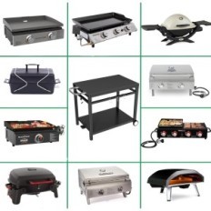 Bene barbecue in acciaio inox Bene Grill, capacità di carico da 65 kg, nero