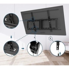 Support mural Bontec pour TV 37-82 pouces