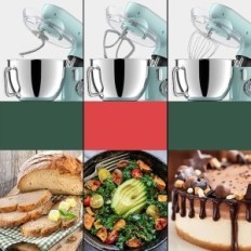 kamic robot keuken werkmachine voor kneed 1800 W