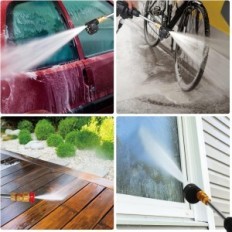 Rondella ad alta pressione 24 V utilizzata, 6 in 1 bravol