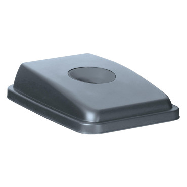 Cover with a round hole to...