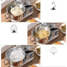 Robot da cucina, Farecelle, 1300 W, 10 Velocità, 5,5 L, Argento