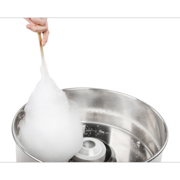 Zuckerwollmaschine ohne Deckel