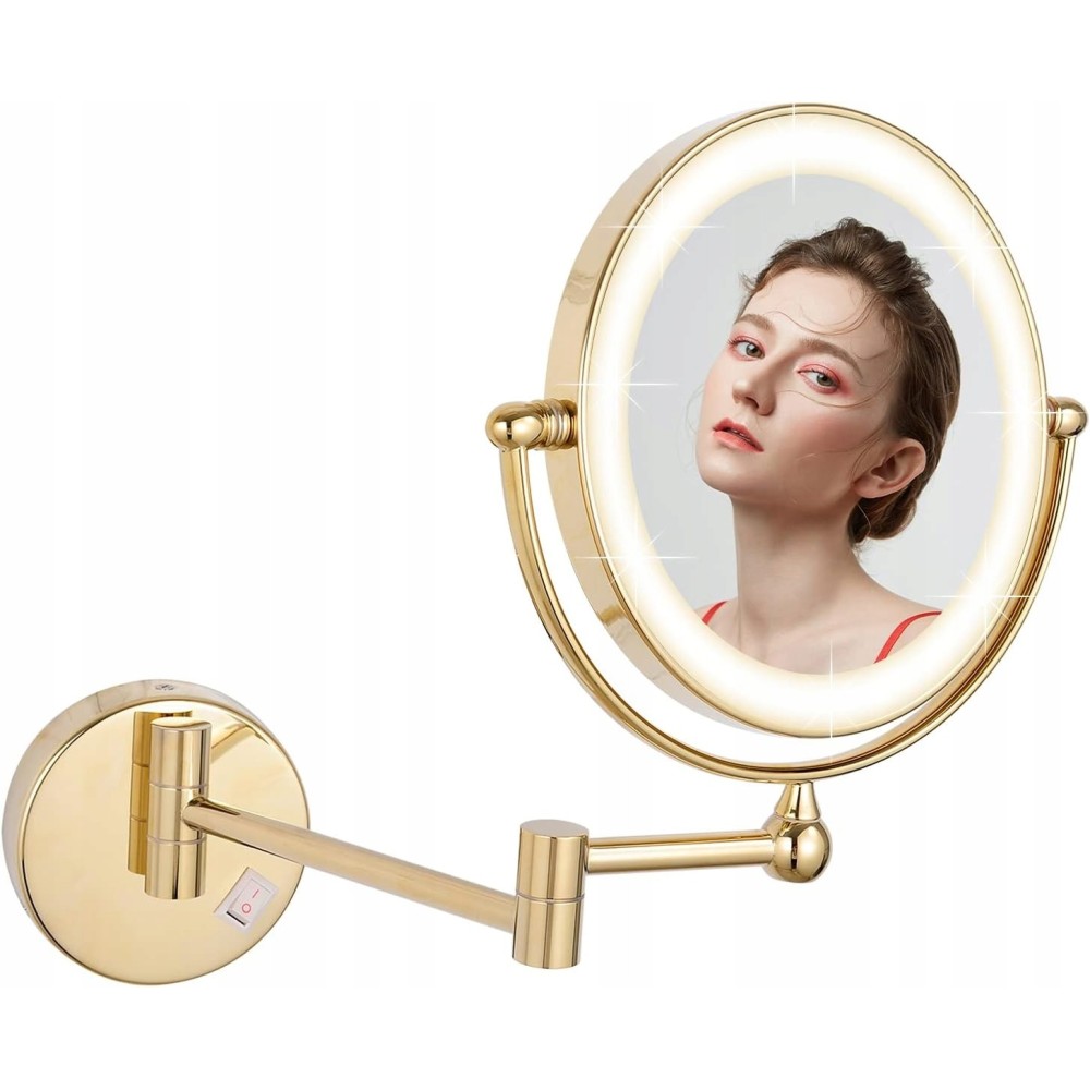 Bijoux cosmétiques avec rétroéclairage, exposition double face 20 cm