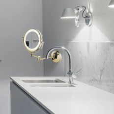 Kosmetischer Schmuck mit Hintergrundbeleuchtung, doppelseitig 20 cm Ausstellung