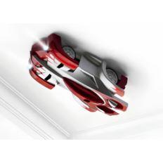 RC-auto, joka ajaa seinillä ja kattoon (15x8x4,3 cm)