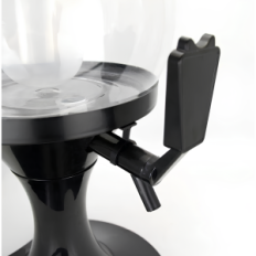 Raseq isbeholder for øl, juice 3,5 l kjøle øl dispenser container med krill