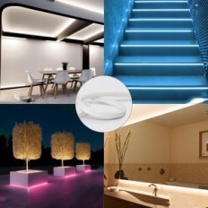 Neonriem LED BAGZA 30M 3000K 220V IP65 120 LED / M White Color