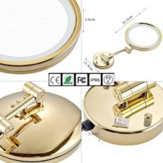 Joyería cosmética con retroiluminación, Ø 25 cm, oro, exposición