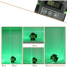 Laserlaser 4D Morelian 16 Selbstnivellierungslinie USB-Stativ 1,5m