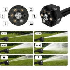 GISAM battery pressure washer 2x3a, 1.08 GPM adjustable nozzle