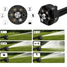 GISAM battery pressure washer 2x3a, 1.08 GPM adjustable nozzle