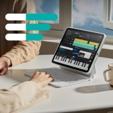 Lietota ESR atsitiena magnētiskā tastatūra Case 6B022 360 iPad PRO 11 balts