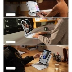 Kasutatud ESRi tagasilöögi magnetväljakäekott 6B022 360 iPad pro 11 valge