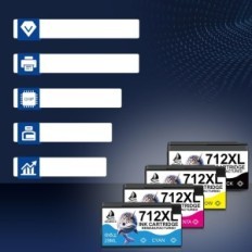 Διπλές D 712 Αντικατάσταση HP 712 έως με το Designjet T650, No Set