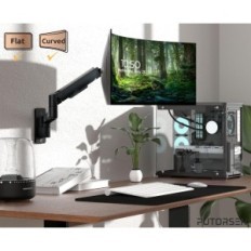 Brugt overvågningsholder 17-49 '' VESA 75/100/200 Black Putorsen