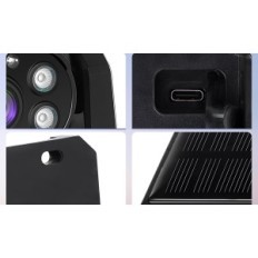 Câmera solar sem fio de Hodosis WiFi 1080p com alça magnética