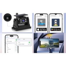 Hodosis WiFi 1080p wireless solar camera with magnetic handle