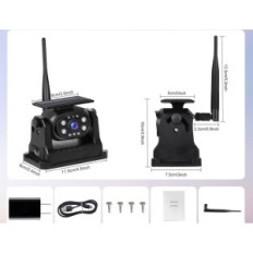 Hodosis WiFi 1080p wireless solar camera with magnetic handle