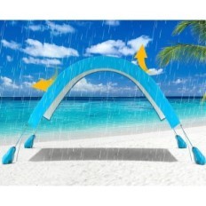 Jolitac Beach šotor 270 cm UV zaščitne torbe z modrim pesek 2-4 OS