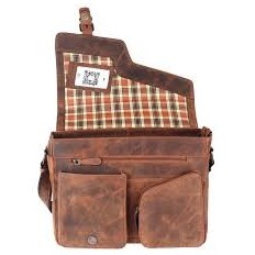 Laptop väska Oberon i Brown, på en 13,3 "bärbar dator